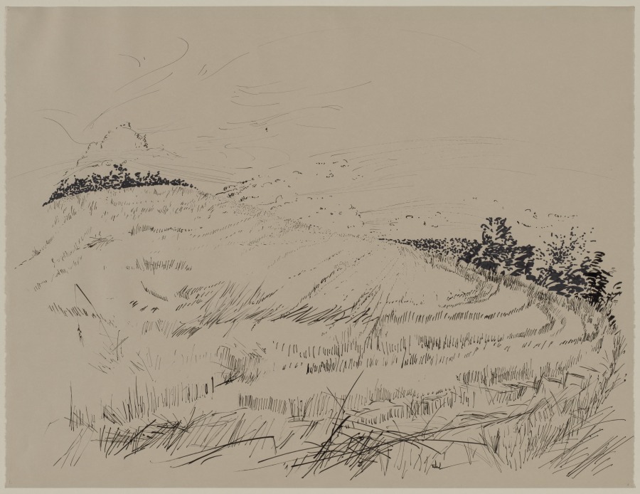Harvested Field (Saylorsburg), Peter Takal, 1957
