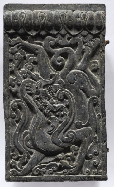 Section of a Coffin Platform: Dragon