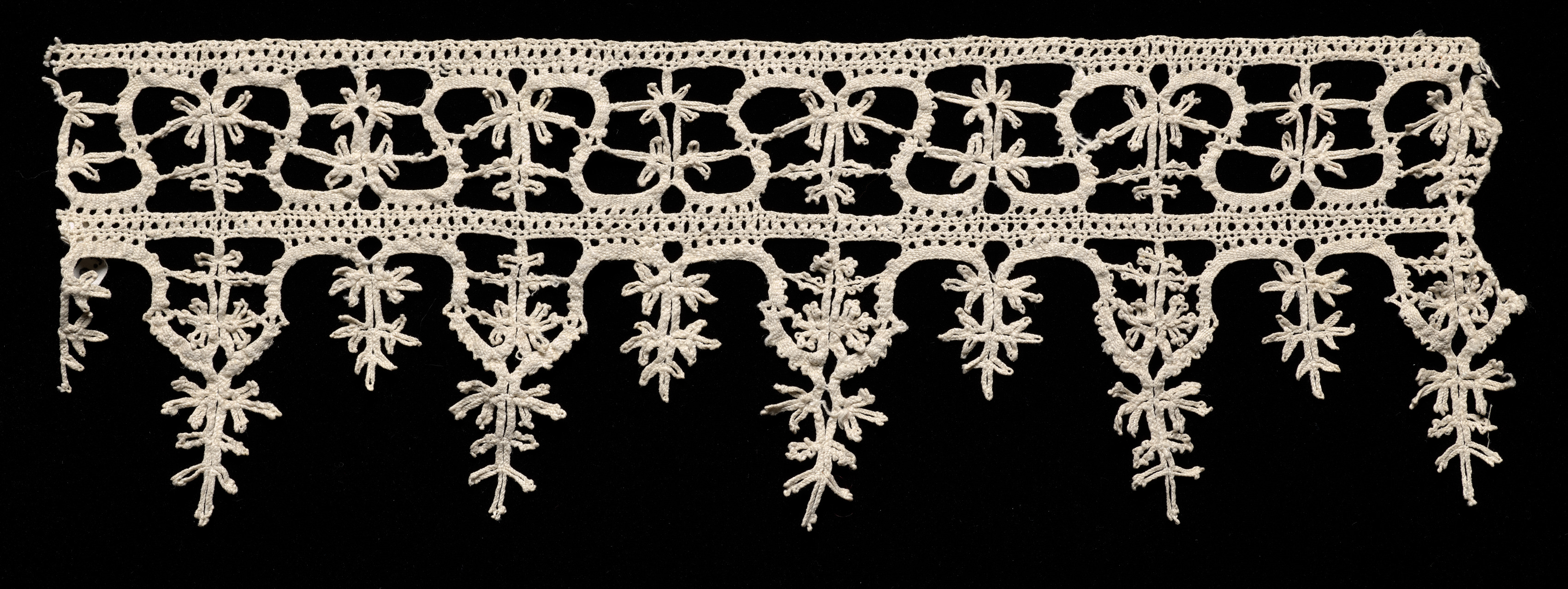 Bobbin Lace Insertion and Edging of Points