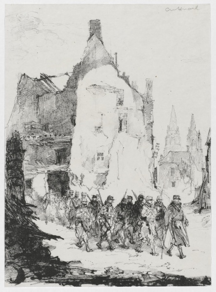 [Soldiers in a Village]