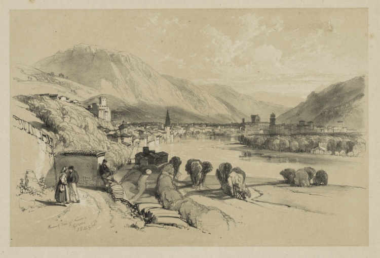 Sketches at Home and Abroad: General View of Trento