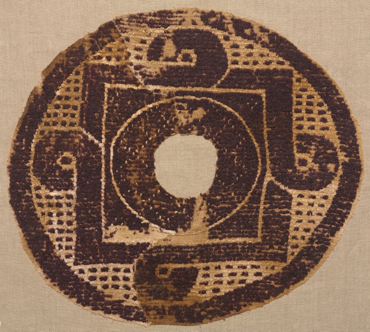 Roundel from a Blanket or Cover