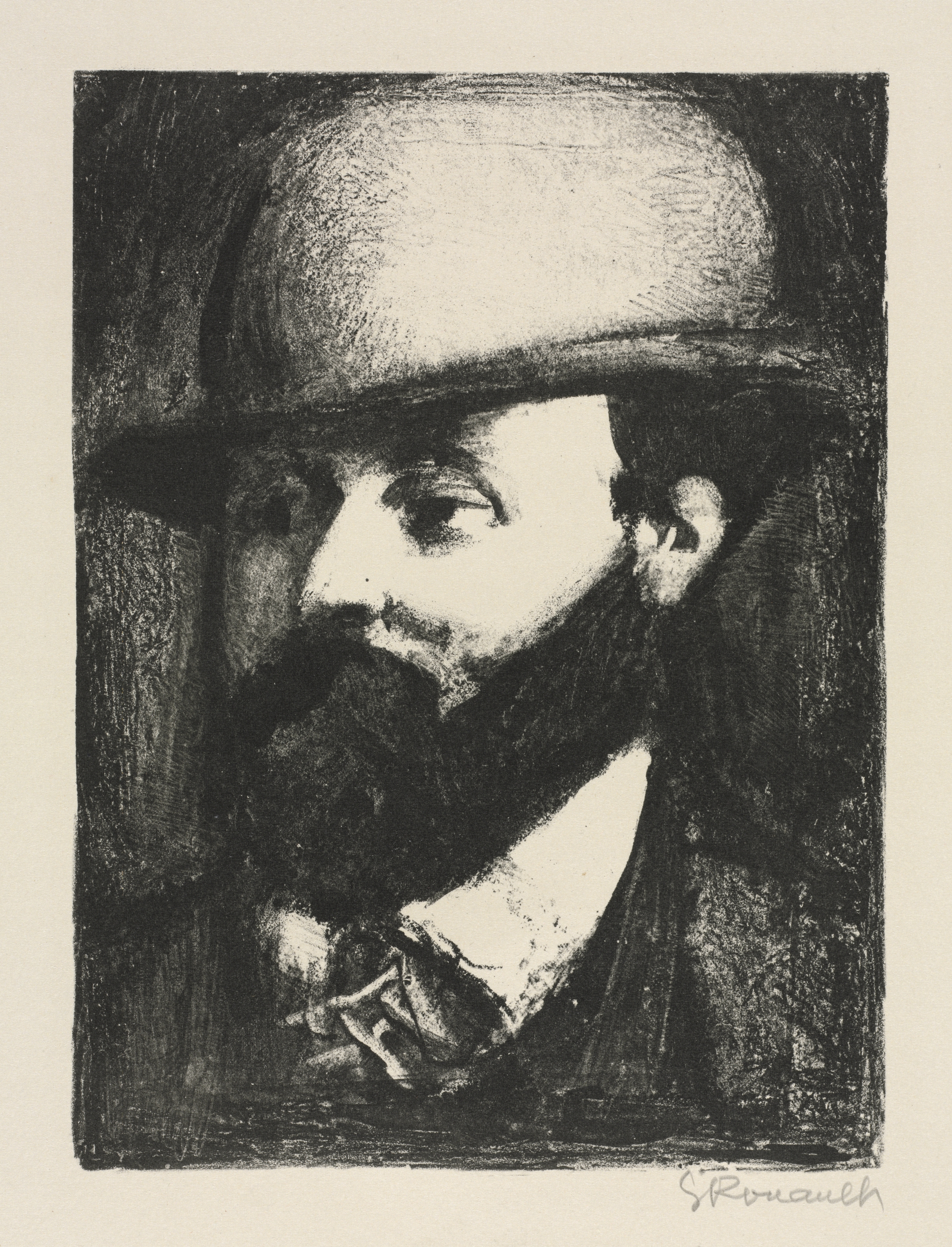Gustave Moreau ( au petit chapeau )