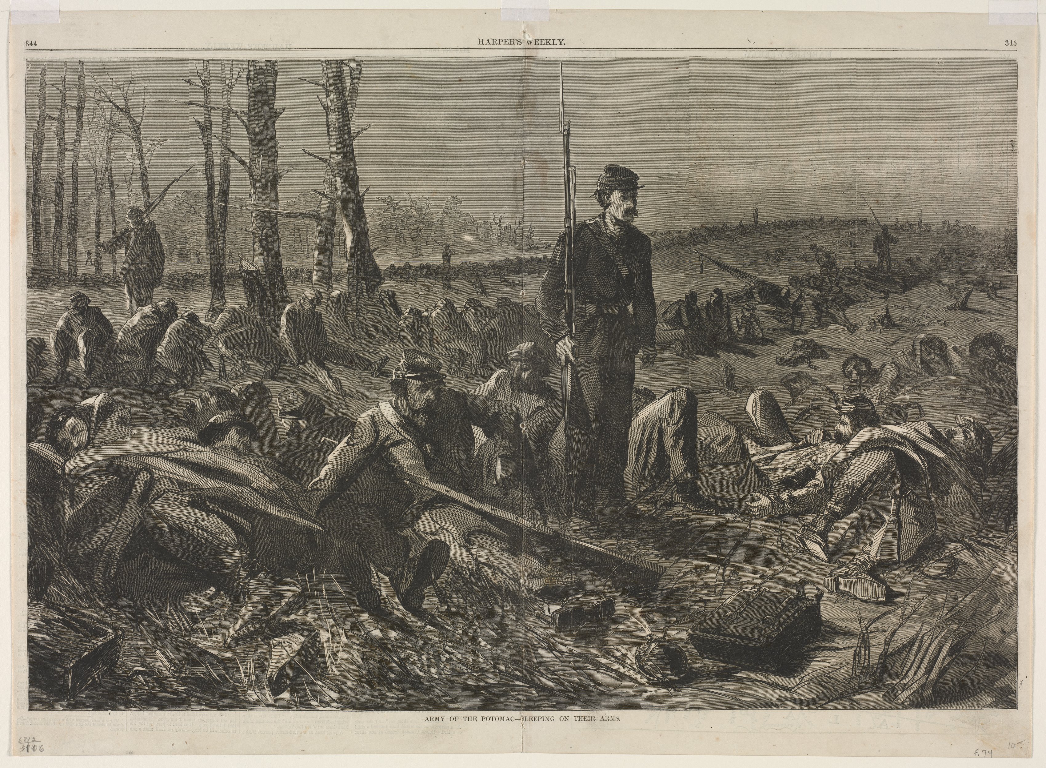 Army of othe Potomac - Sleeping on Their Arms