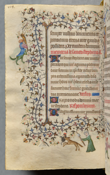 Hours of Charles the Noble, King of Navarre (1361-1425): fol. 273v, Text