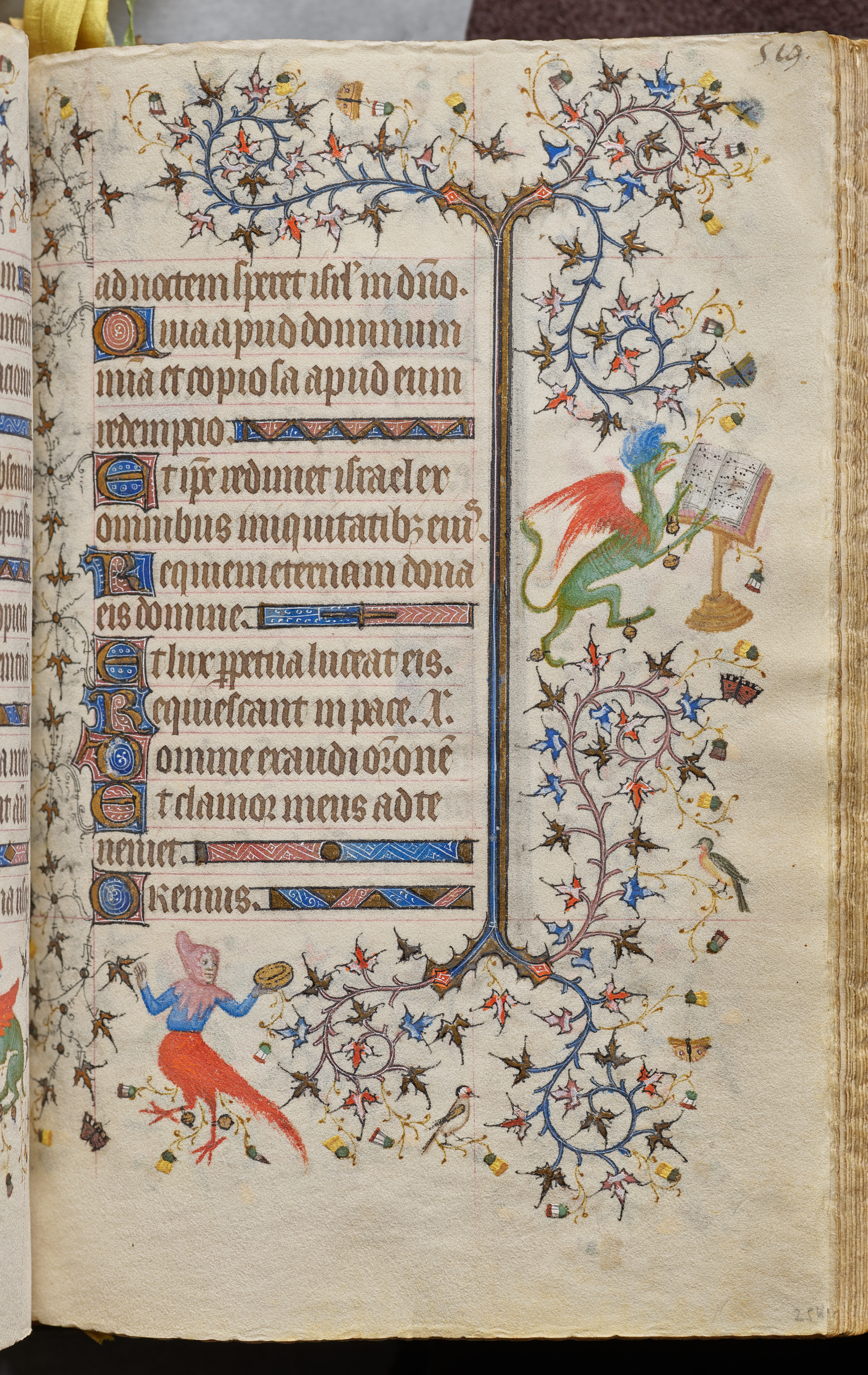 Hours of Charles the Noble, King of Navarre (1361-1425): fol. 254r, Text