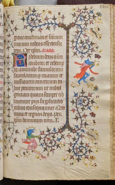 Hours of Charles the Noble, King of Navarre (1361-1425): fol. 255r, Text