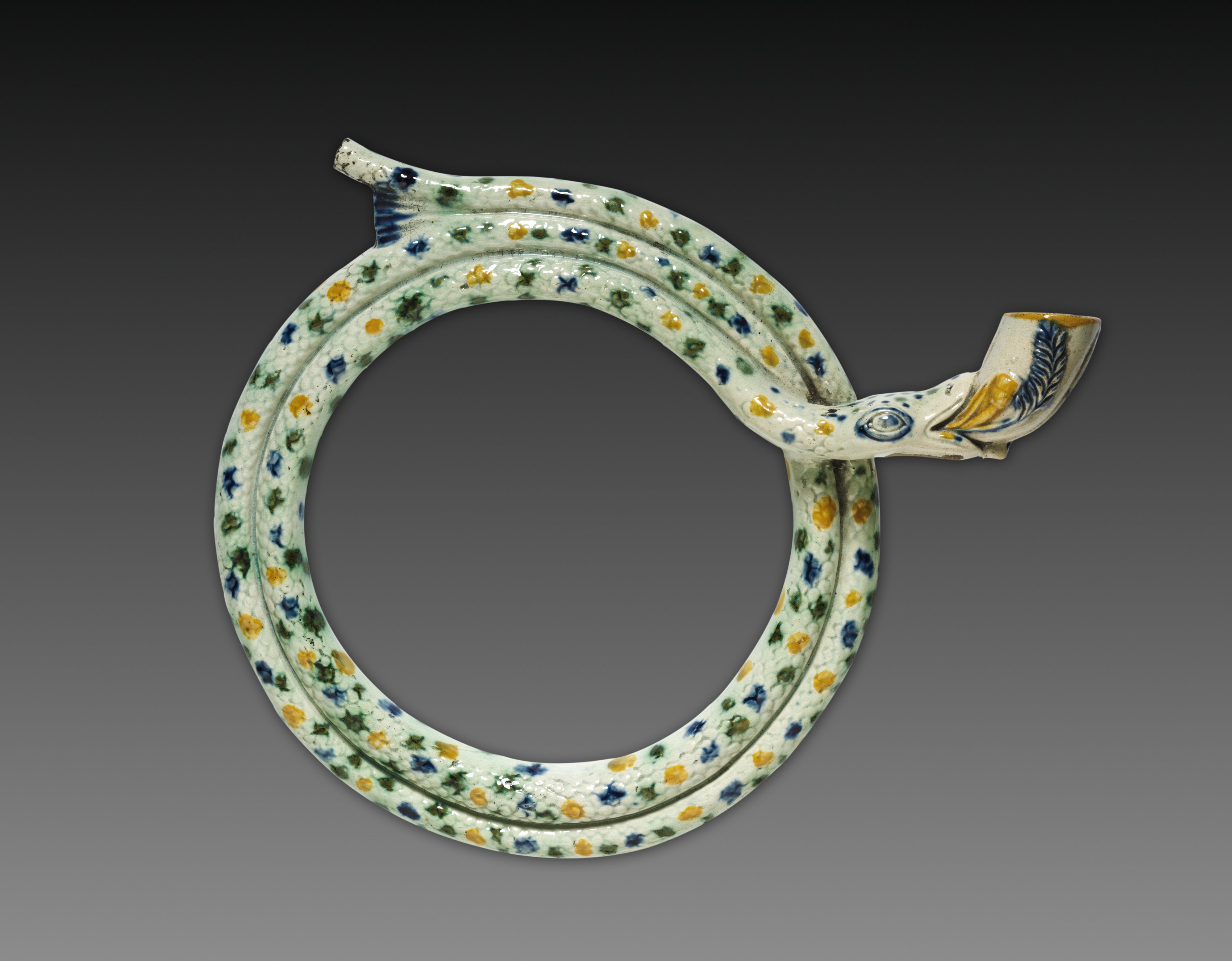 Pipe in the Form of a Coiled Snake