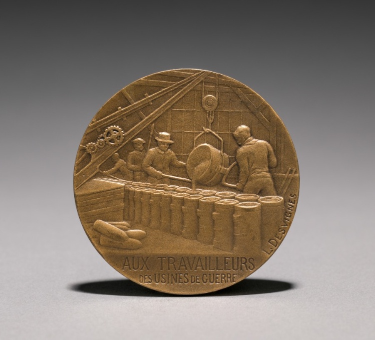 Medal to the Workers of the War Factories (obverse)
