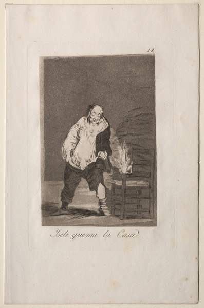 And His House is on Fire, Plate 18