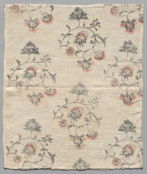 Textile Fragment of Painted Linen
