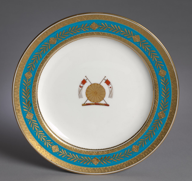 Plate made for Emperor Meiji