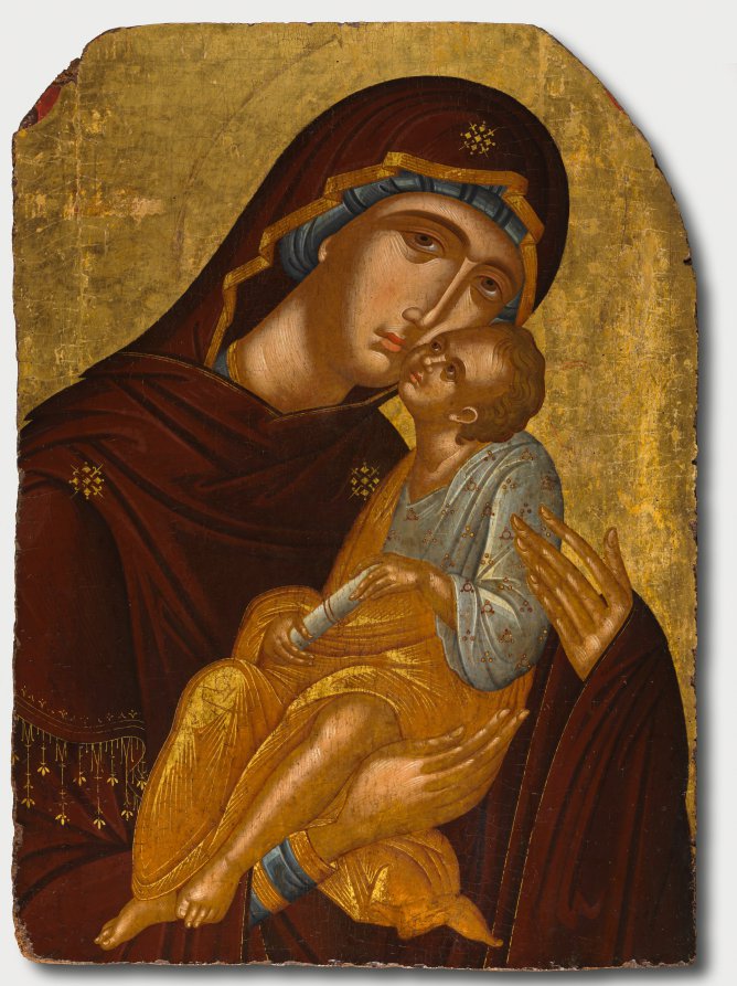 Icon of the Mother of God and Infant Christ (Virgin Eleousa)