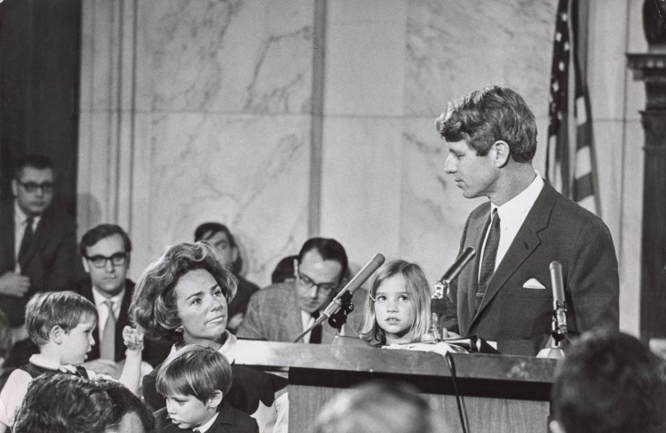 Robert F. Kennedy and his Wife Ethel, Just Before Announcing his Candidacy for Presidency, Washington, D.C.