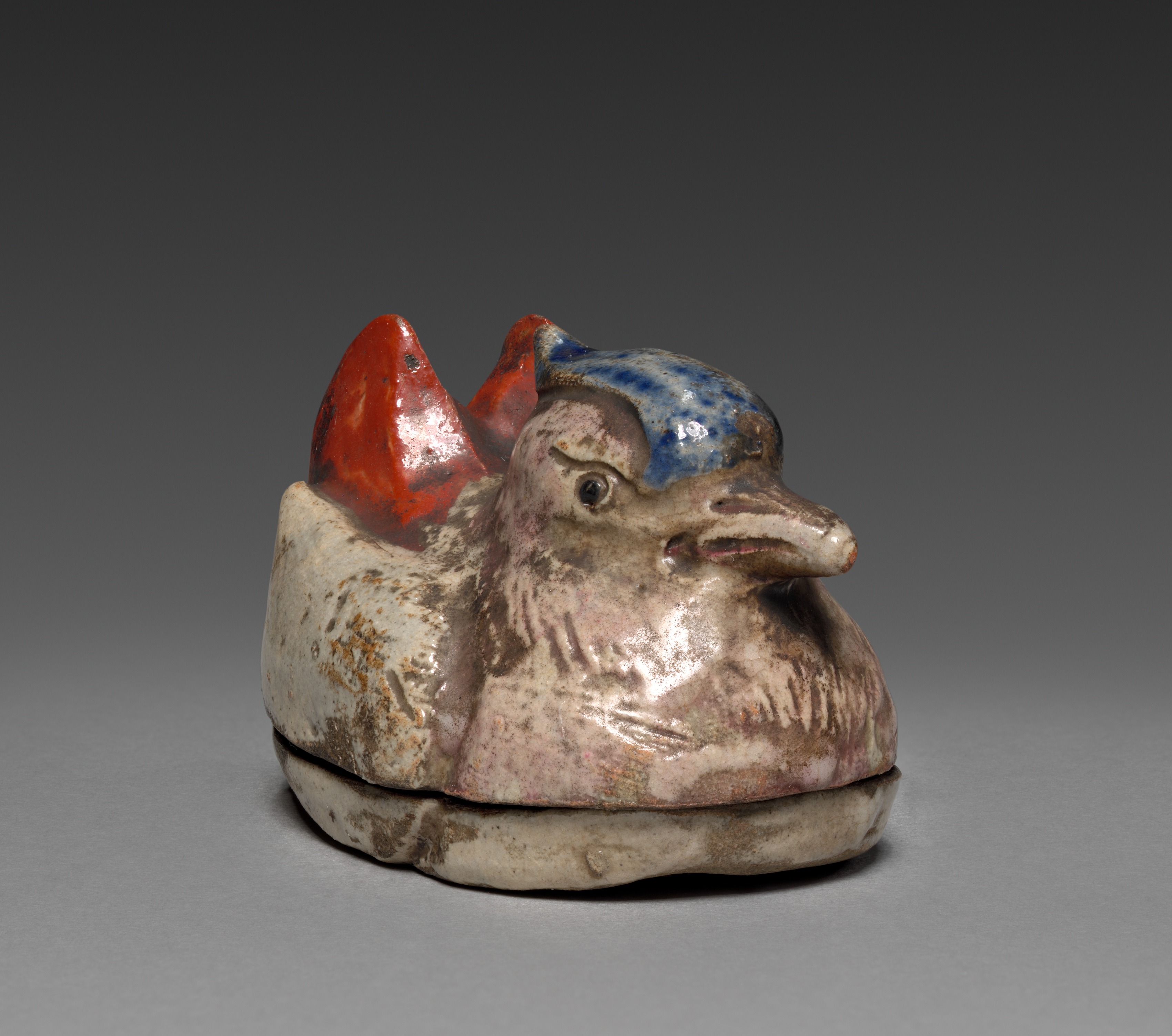 Incense Container (Kōgō) in the Shape of a Mandarin Duck