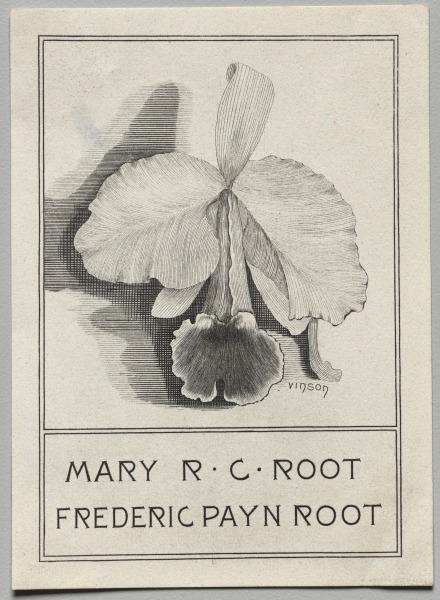 Bookplate: Mary R. C. Root and Frederick Payn Root