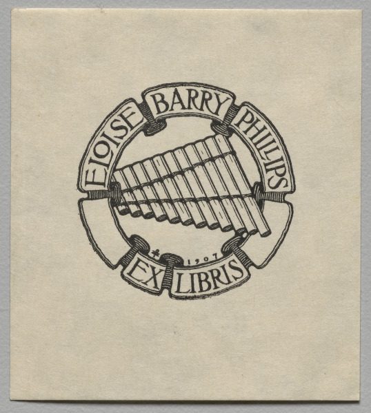 Bookplate: Eloise Barry Phillips