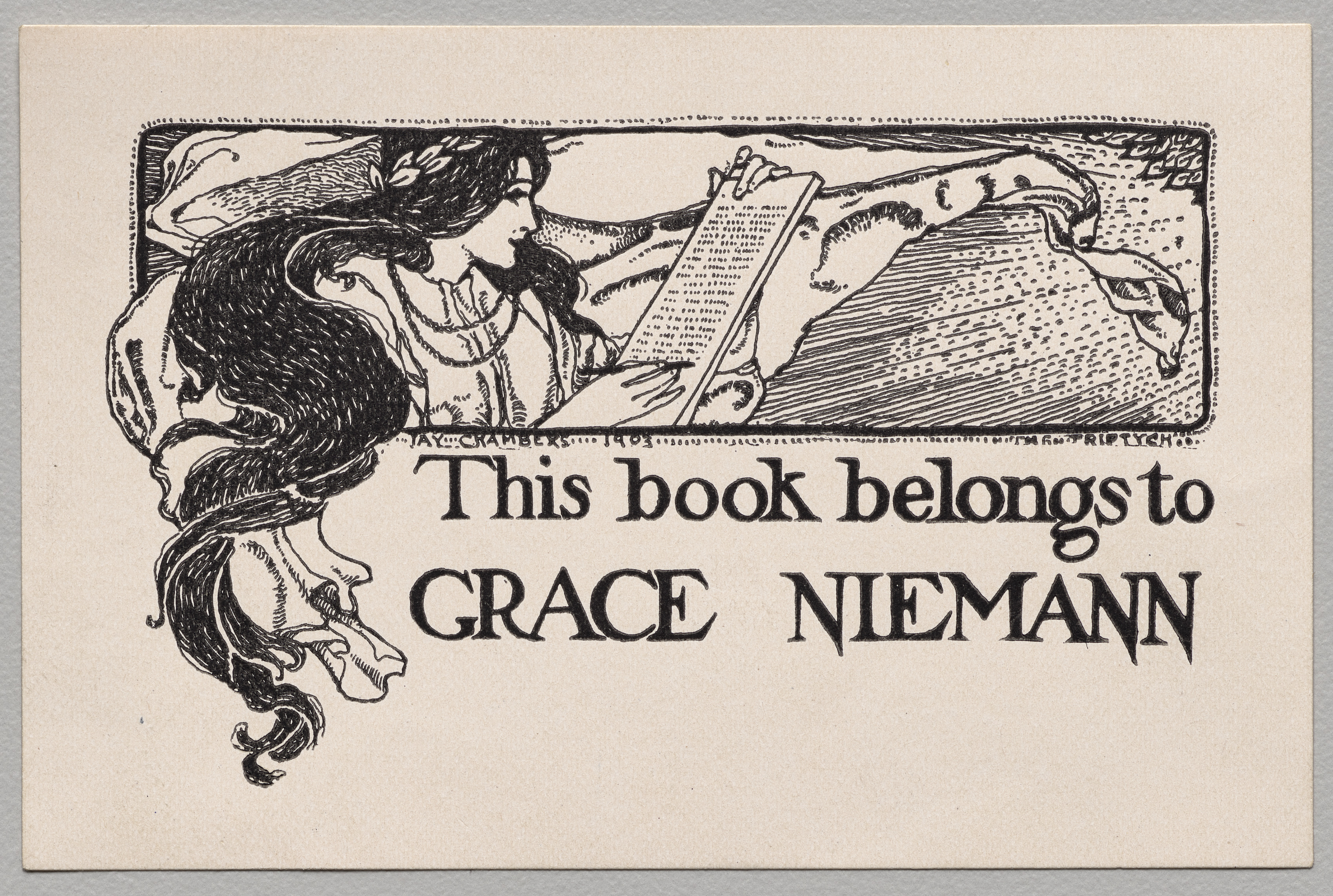 Bookplate: Grace Niemann