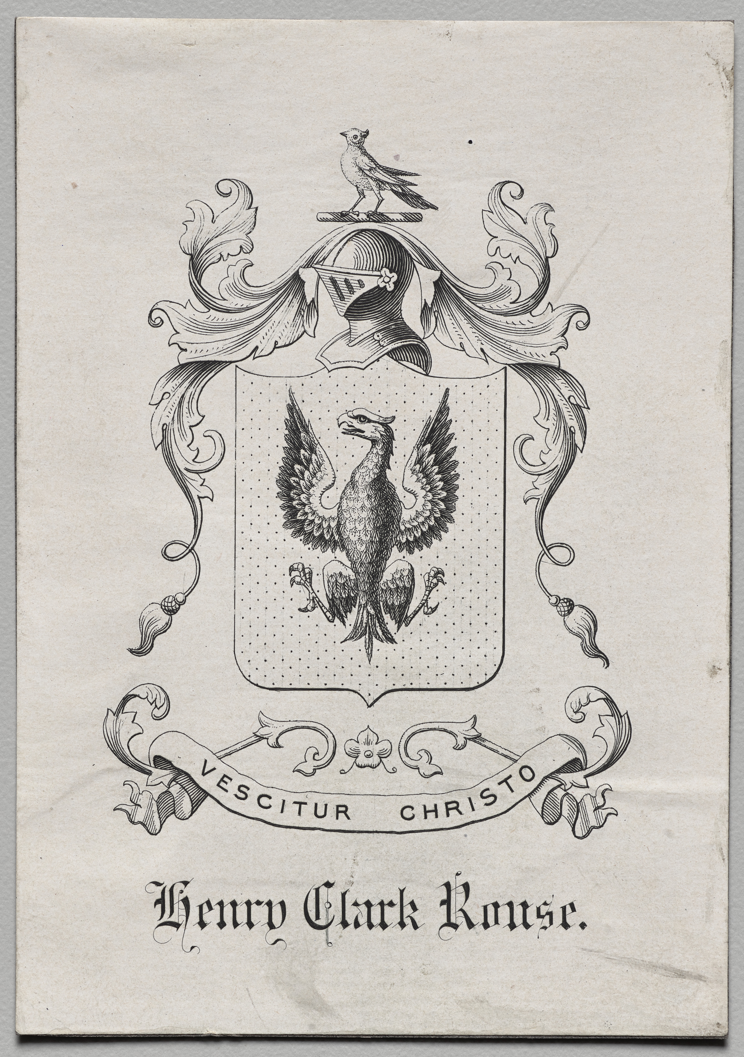 Bookplate: Henry Clark Rouse