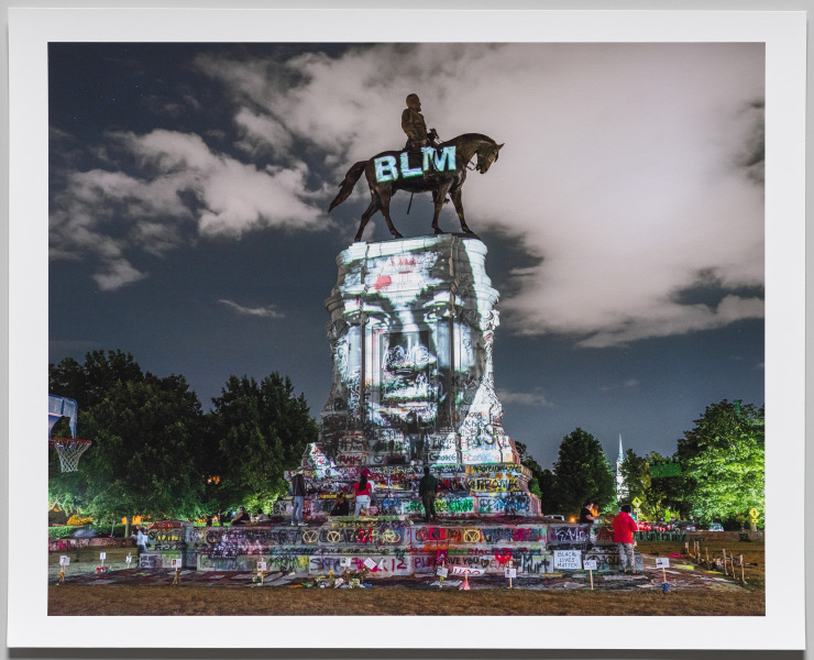 Eric Garner Projection, Richmond, Virginia