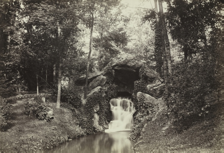 View of the Small Grotto toward the Deer Pond, Bois de Boulogne