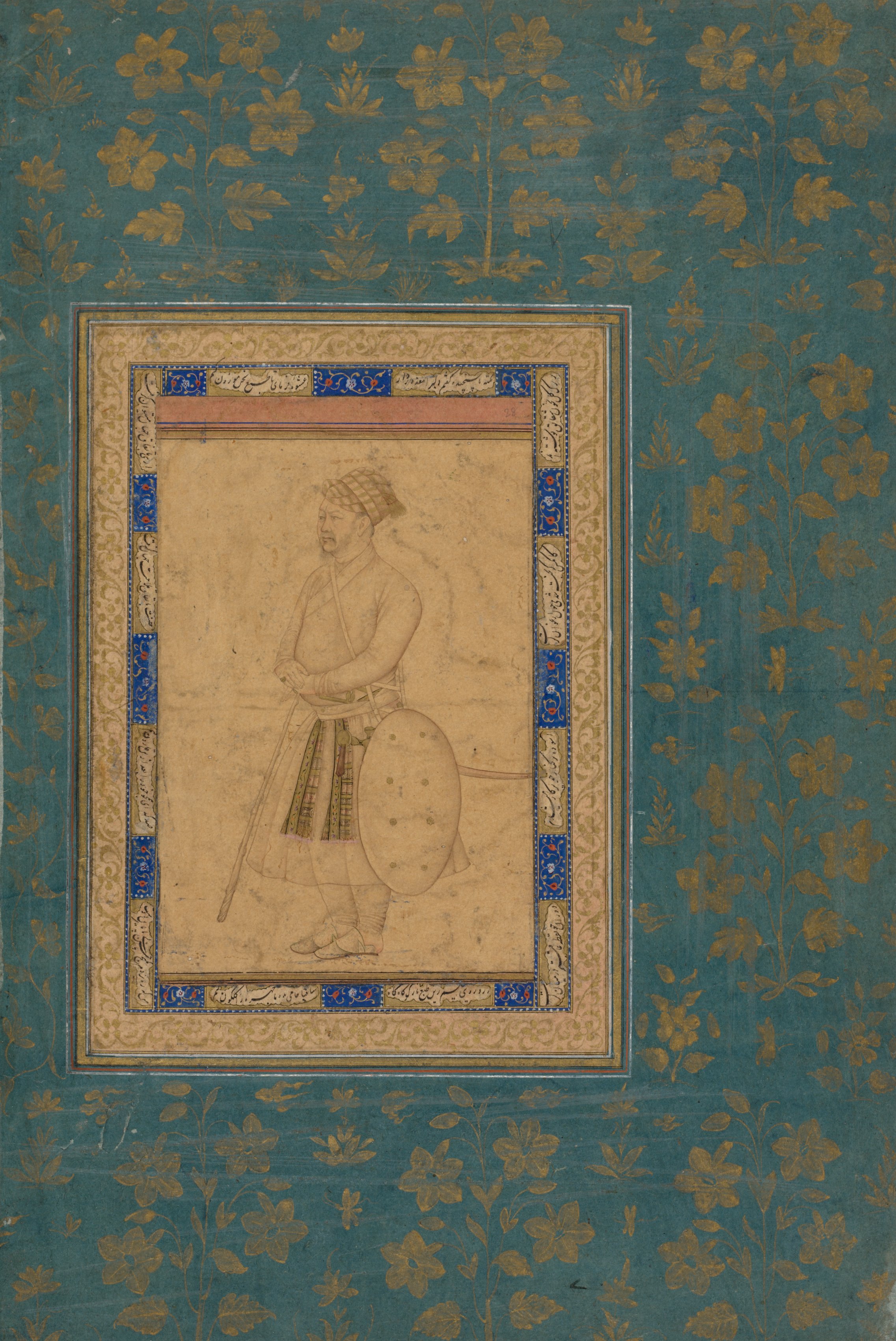 Portrait of an Unidentified Noble from Shah Jahan's Court