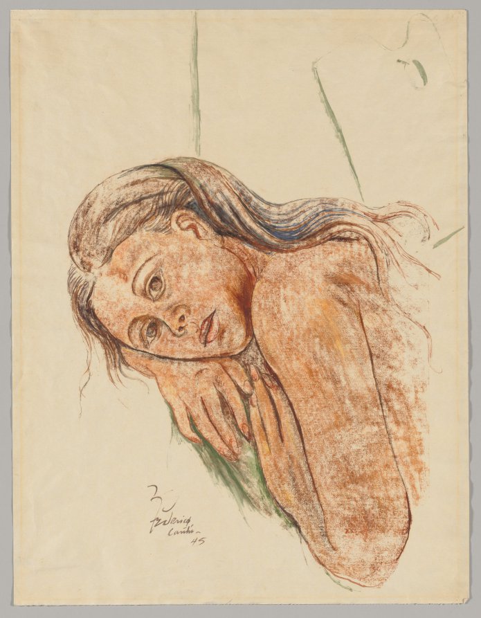 Woman Lying Down, Federico Cantú, 1945