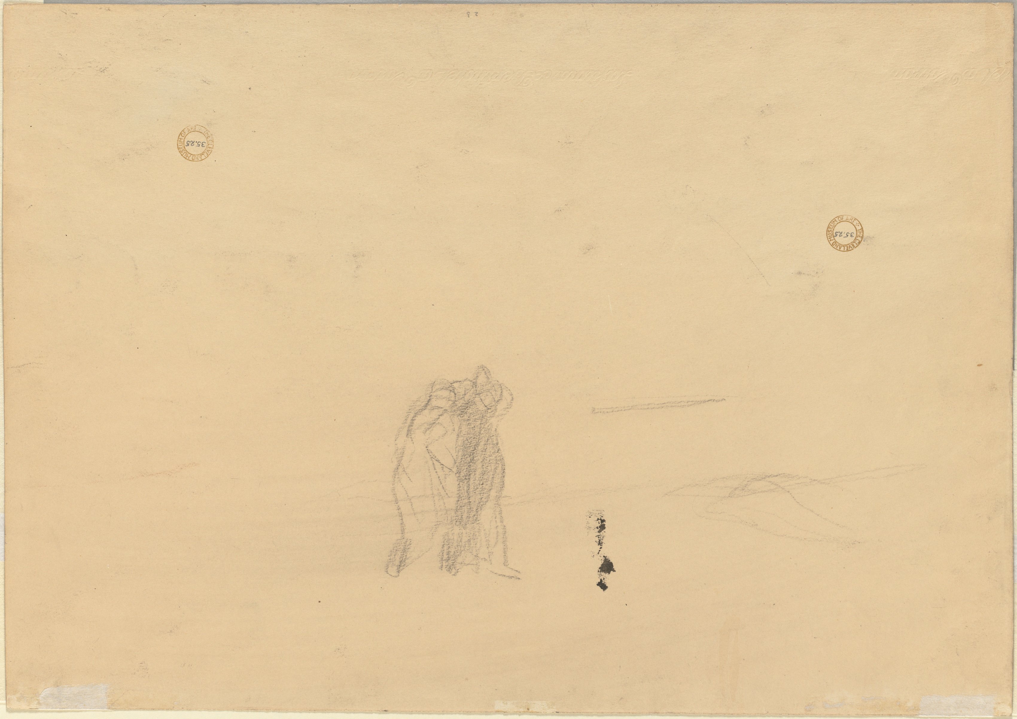 Figures in a Landscape (verso)