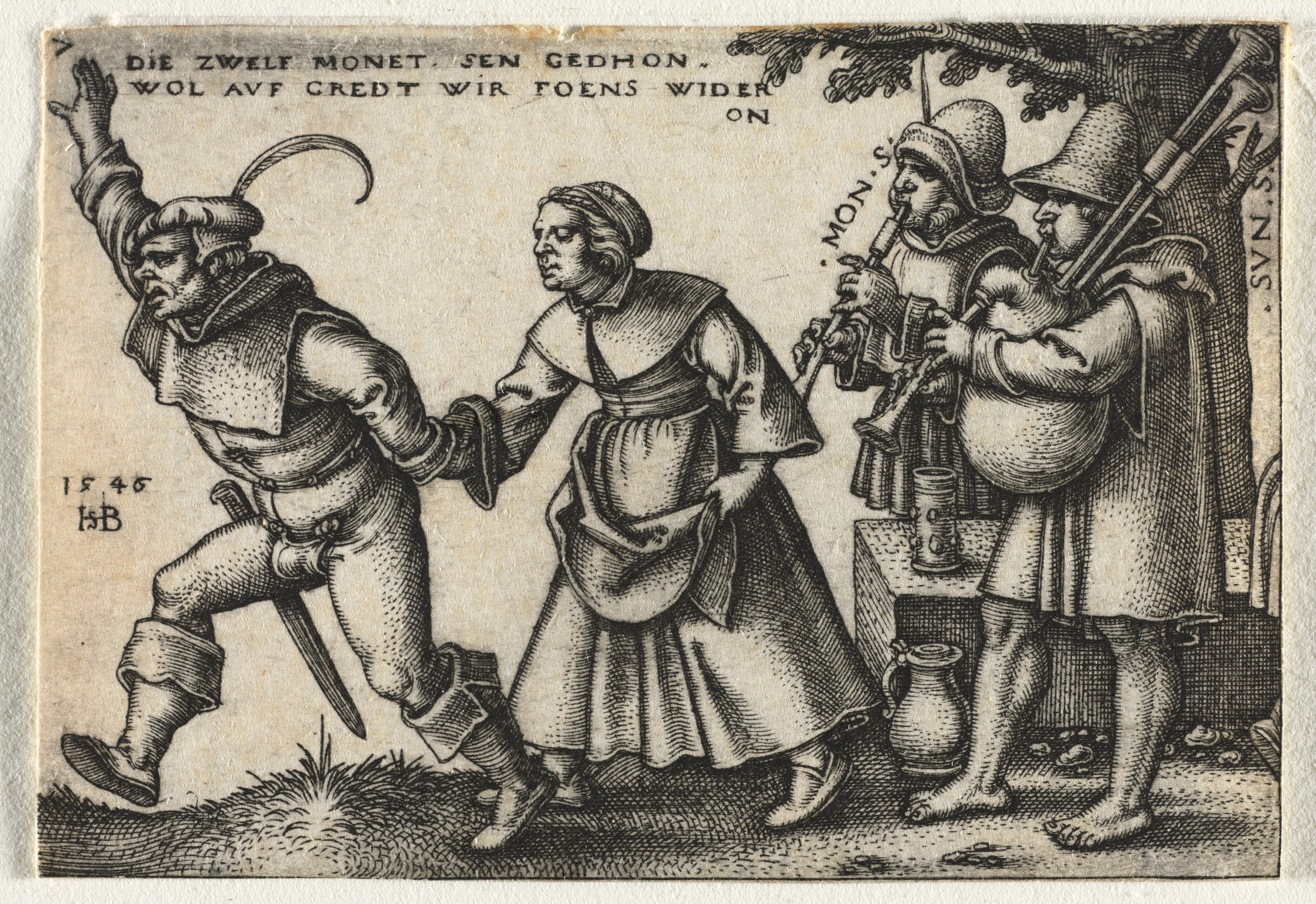 The Peasant Wedding or the Twelve Months:  No. 7