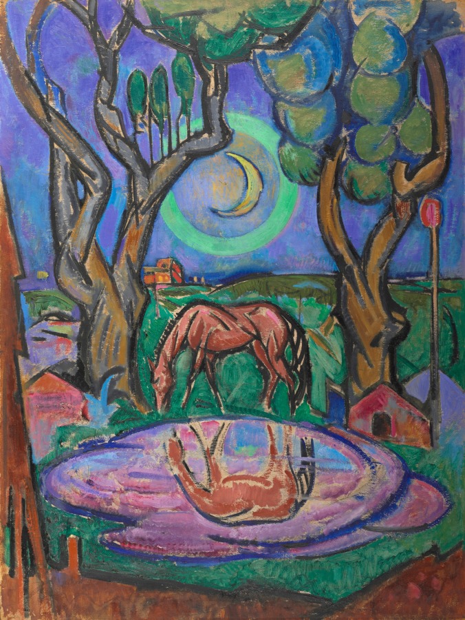 The Pool (recto), William Sommer, c. 1916–19