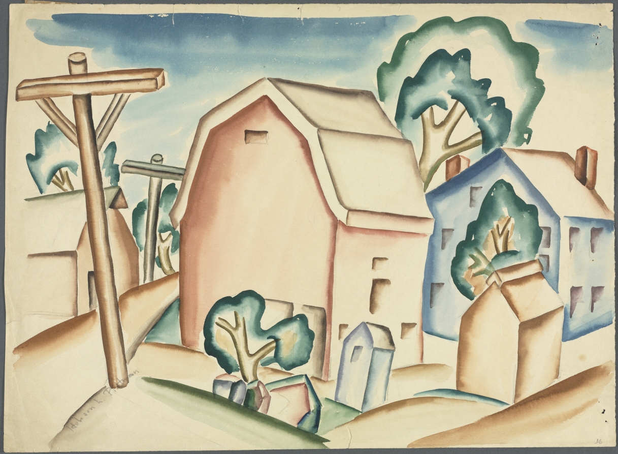Cubistic Landscape, Hobson Pittman, c. 1929