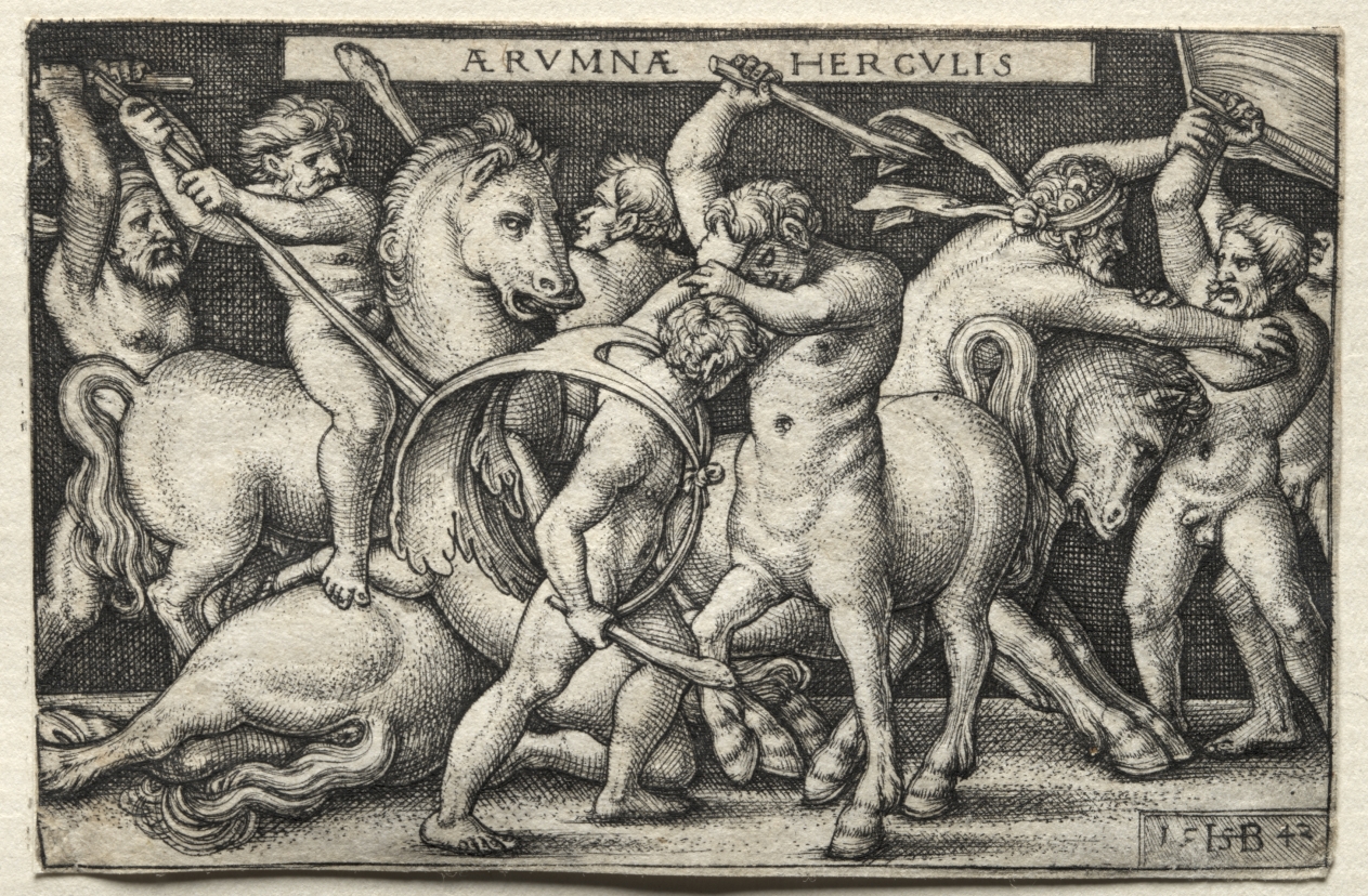 The Labors of Hercules:  Hercules Defeating the Centaurs