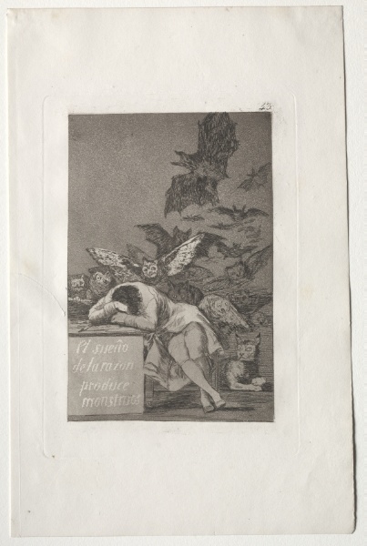 The Sleep of Reason Produces Monsters, Plate 43