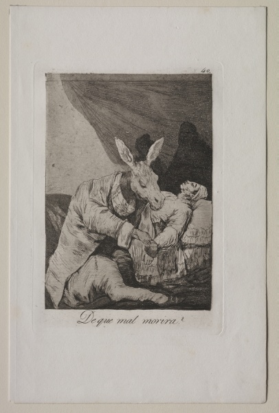 Of What Ill Will He Die?, Plate 40