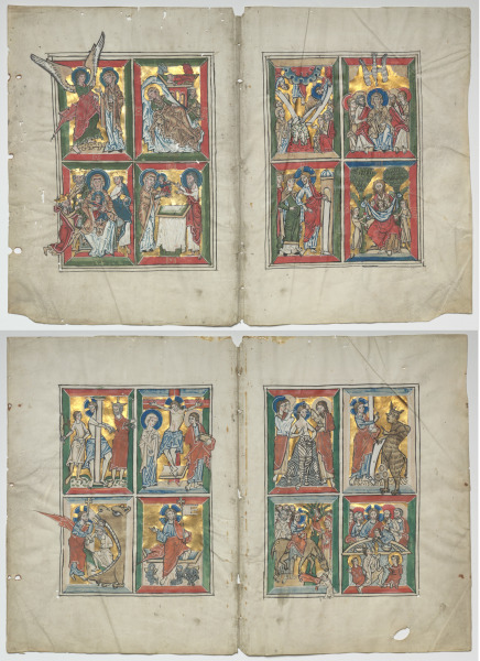 Bifolia with Scenes from the Life of Christ