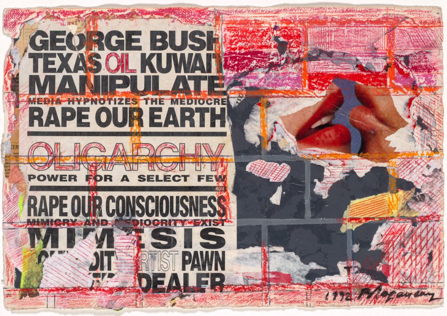 Oligarchy or Texas Oil, Burhan Dogançay, 1992