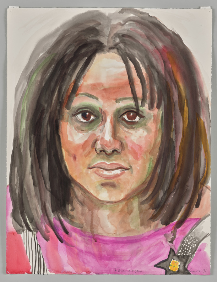 Fern Logan, Emma Amos, 1990–94