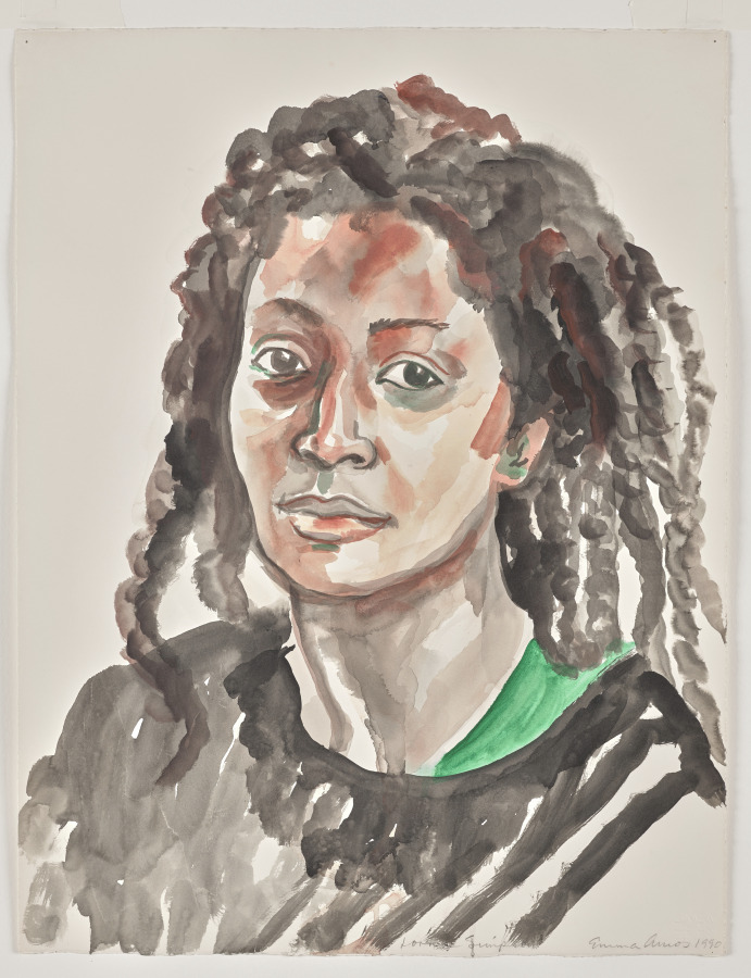 Lorna Simpson, Emma Amos, 1990–94
