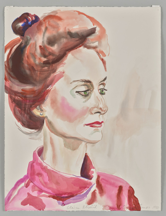 Claire Khalil, Emma Amos, 1990–94