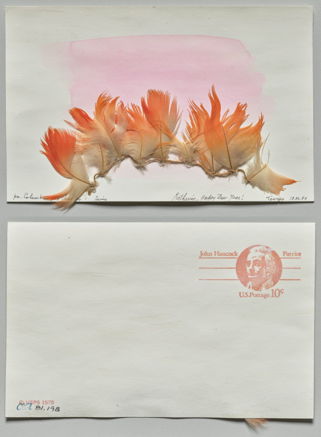 Pre-Columbian Feathers, Lenore Tawney, 1980