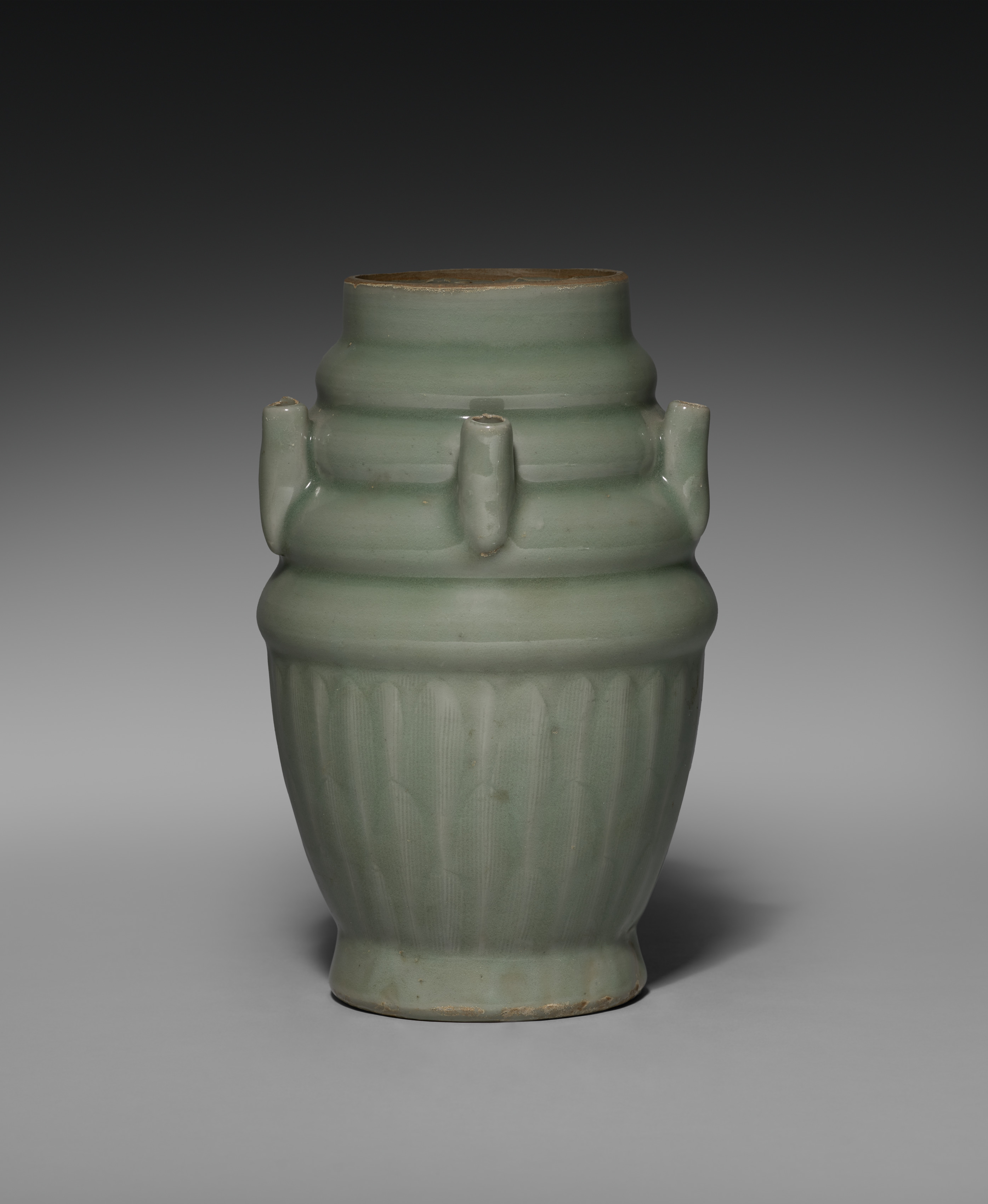 Five-Spouted Vase with Cover