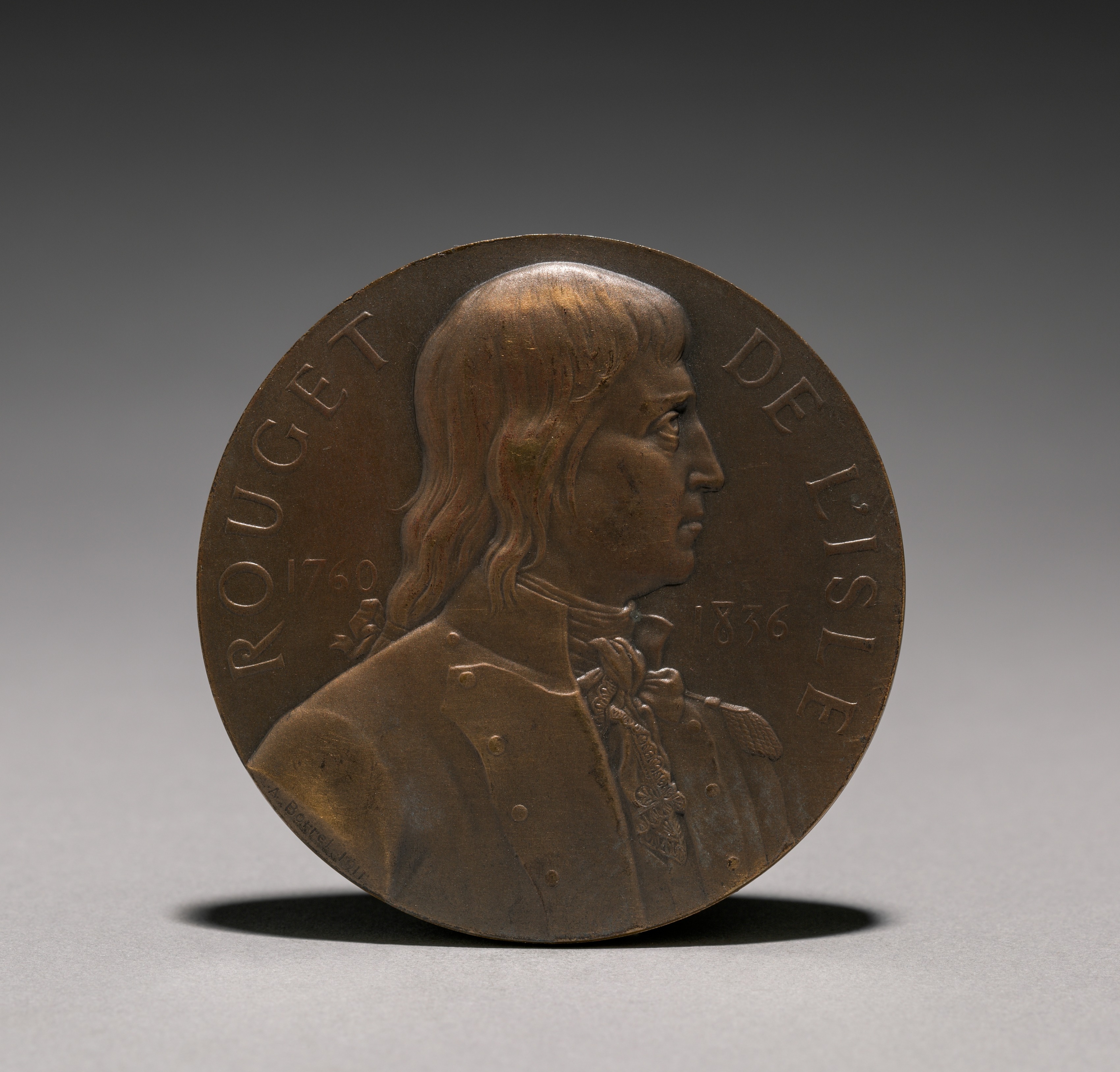 Medal of Claude Joseph Rouget de L'Isle (1760-1836) (obverse)