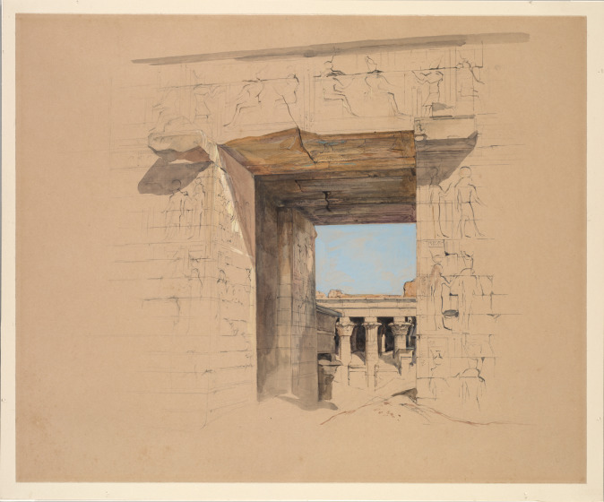 The Temple of Edfu: The Door of the Pylon | Cleveland Museum of Art