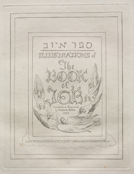 The Book of Job:  Title Page