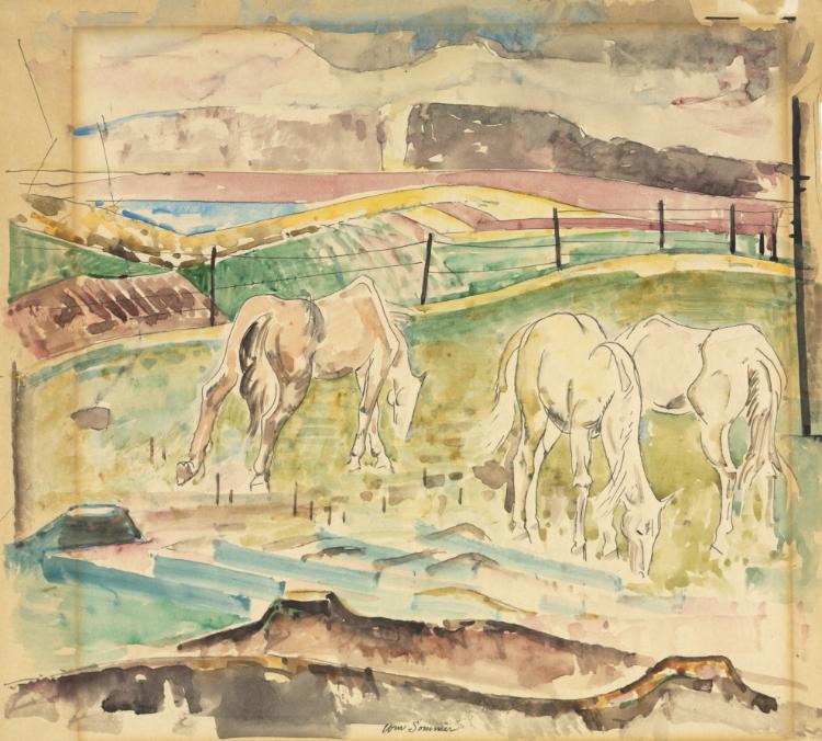 The Green Grazers, William Sommer, c. 1890–1949