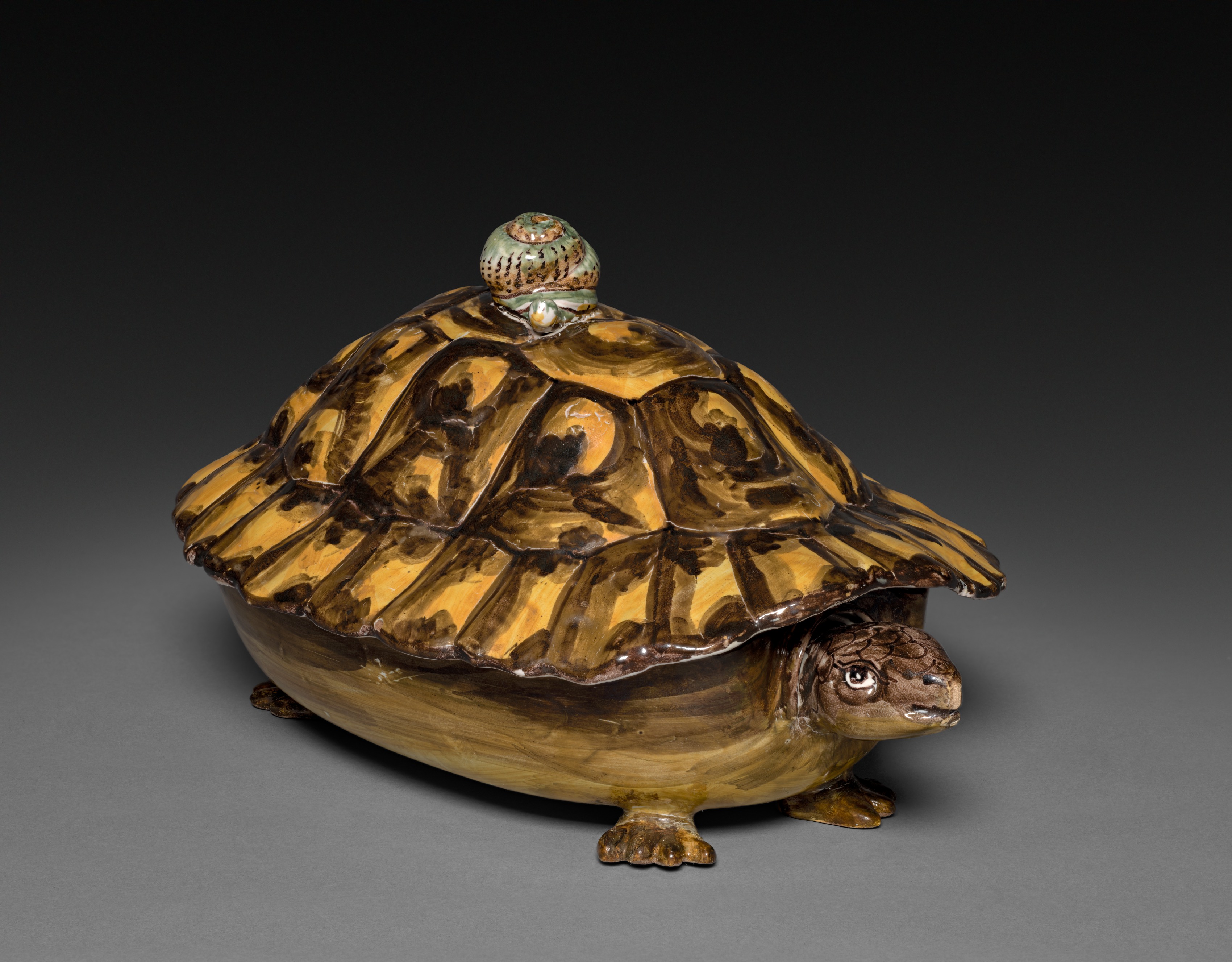 Covered Tureen in the Form of a Turtle