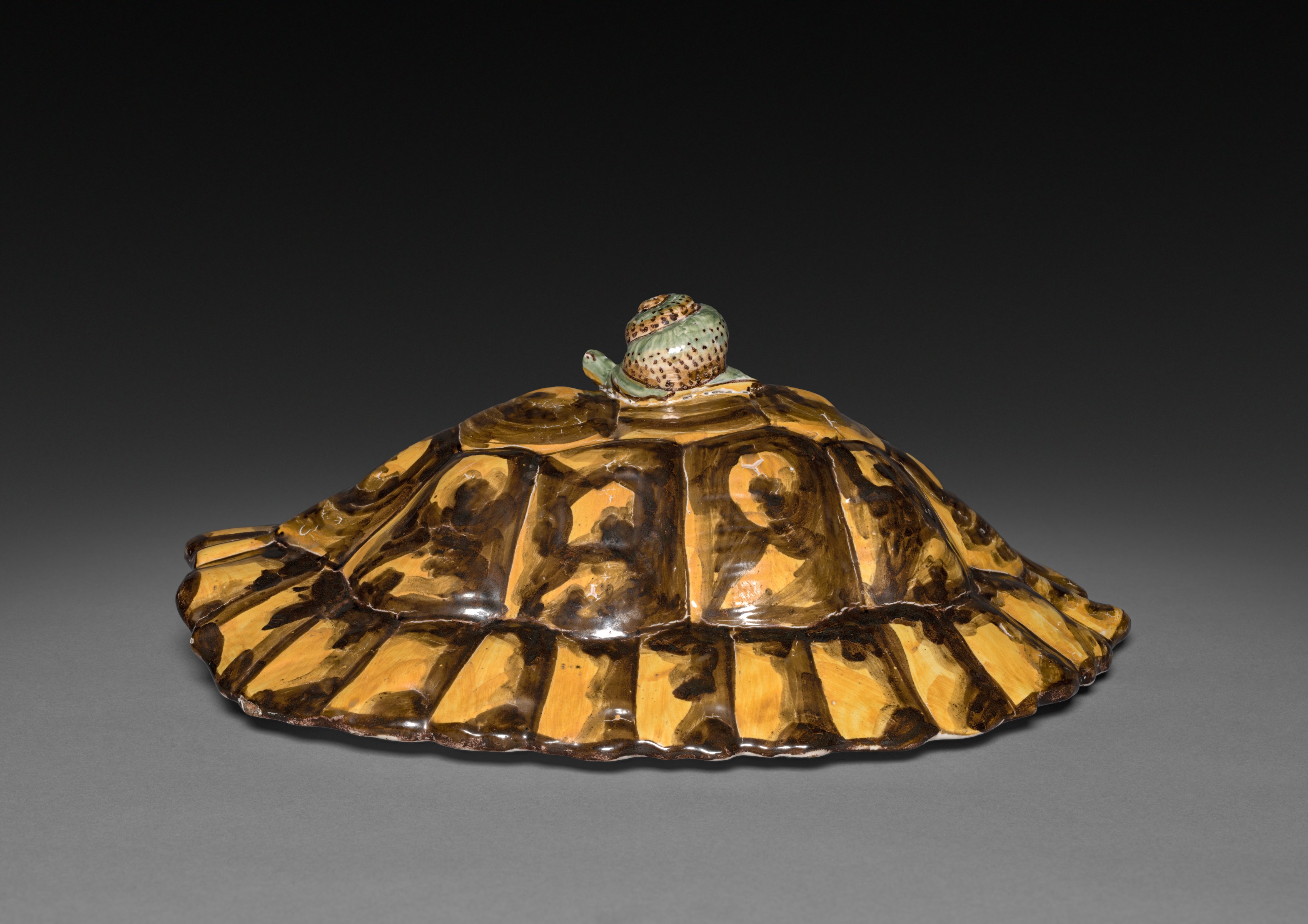 Cover for a Tureen in the Form of a Turtle