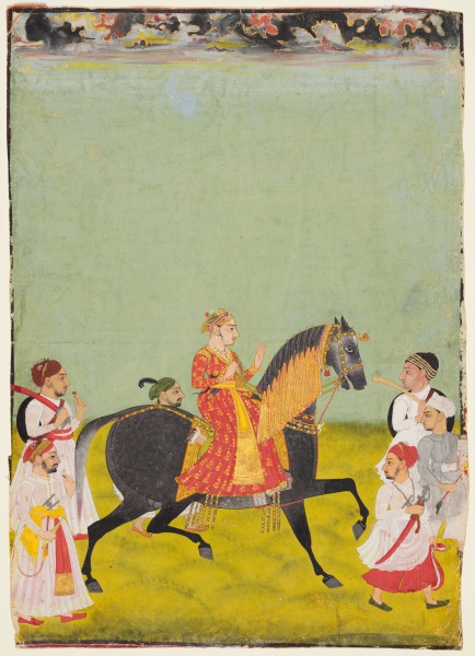 Equestrian Portrait of Maharana Raj Singh II of Mewar (r. 1755–62)