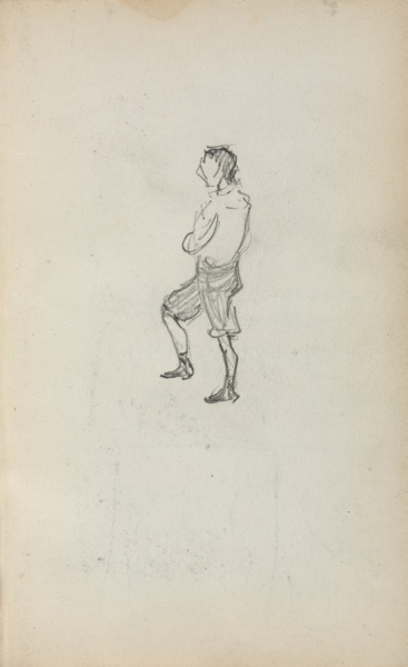 Italian Sketchbook: Standing Boy (page 245)
