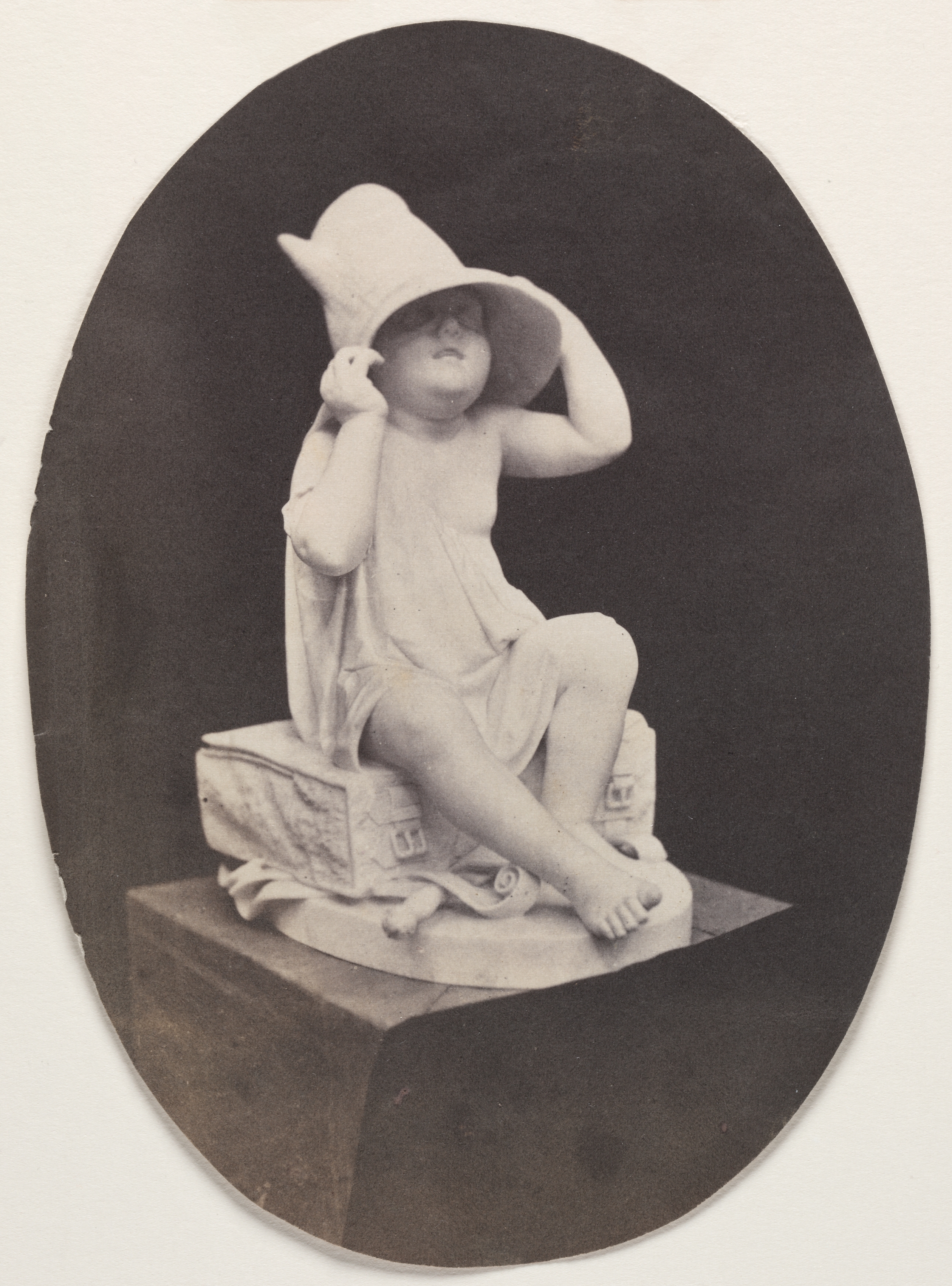 Statue of a Youth in Large Hat (from a John R. Johnston album)